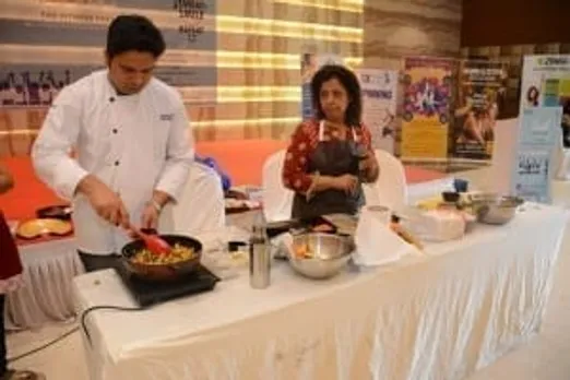 cooking session at fitness fest