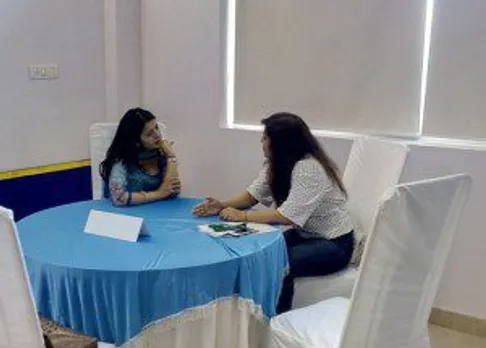 Ruchita Taneja with one of her mentees