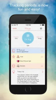 Maya the menstrual tracker