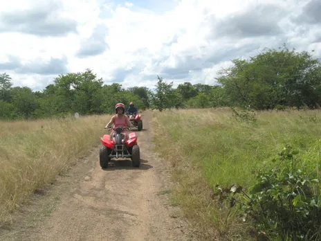 Quadbiking in Zambia