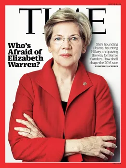 TIME Magazine Who's Afraid of Elizabeth Warren | Time