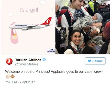 Turkish Airlines Flight Crew Delivers Baby