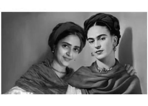 Gitanjali Rao with Frida Kahlo