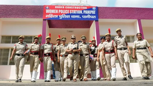 all-woman crew - police station