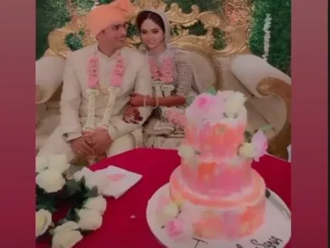 Sana Sayyad marriage photos; Sana Sayyad and Imaad Shamshi