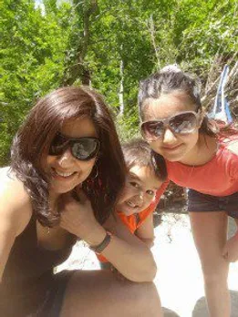 Ruchi Anand with kids