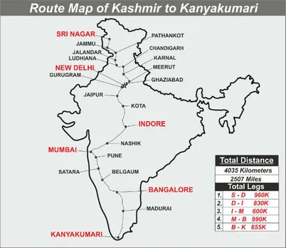 Kashmir To Kanyakumari In 85 Days! Sufiya To ‘Run for Hope’ 