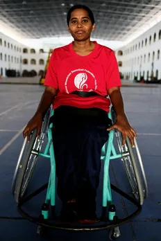 Vinolia Violet, Captain of Indian Women’s Wheelchair Basketball team