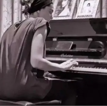 Deepika Padukone plays piano