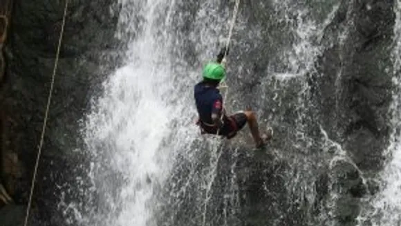 Haritha, 21, The Brand Ambassador Of Second Water Rappelling World Cup By WRWCOC