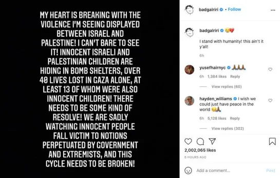 rihanna remarks on israel