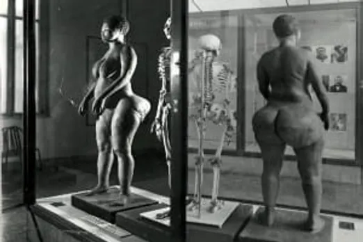 Saartjie Baartman's remains displayed at a museum in Paris Picture Credits: Pinterest
