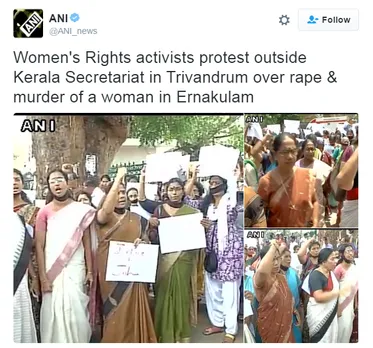 Women's Rights activists protest