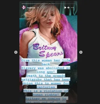 Madonna On Britney Spears' Conservatorship