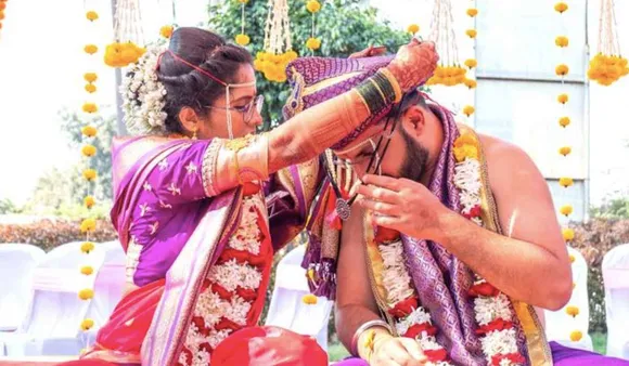 "Why Is It That Only A Girl Has To Wear It?" Couple Exchanges Mangalsutras On Wedding Day