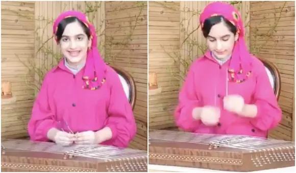 Iranian Girl's Santoor Rendition Of 'Jana Gana Mana' Goes Viral Ahead Of Independence Day
