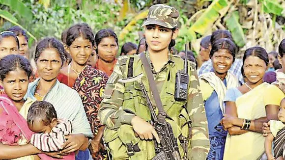 Woman CRPF Officer Mans Maoist-Hit Bastar