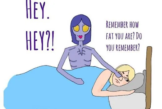 This Woman's Illustrations Highlight The Reality Of Eating Disorders