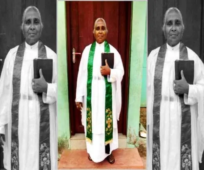The Only Woman Priest In Kerala, Rev Omana Victor Retires