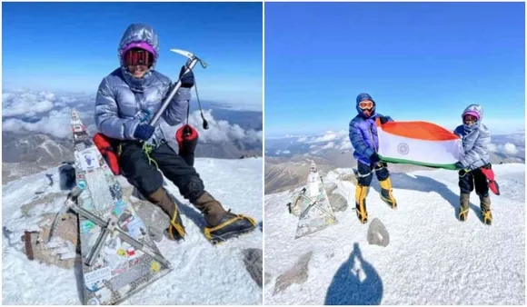 Yoga On The Mountains: Chandigarh Climber Performs Surya Namaskar Atop Mt Elbrus