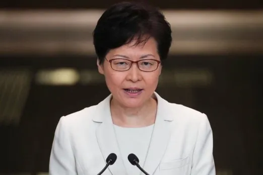 At WEF Carrie Lam Defends Govt. Action Against Hong Kong Protests