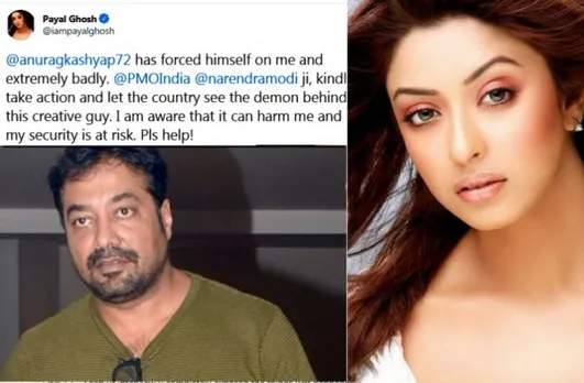 It's Been Four Months: Payal Ghosh, Alleges 'No Action' Taken Against Anurag Kashyap