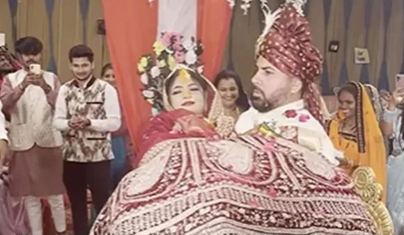 Viral Video: Bride-To-Be Injured But Loving Fiancé Stands By Her Side