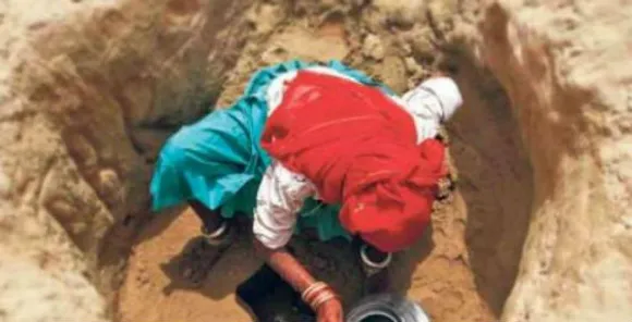 Tribal woman denied water access, digs well in UP village