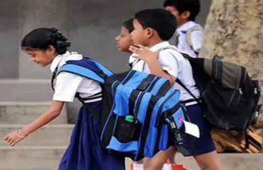 Heavy School Bags Are A Burden On The Young Shoulders