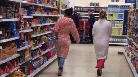 Complaint Filed Against Women Shopping In Pyjamas 