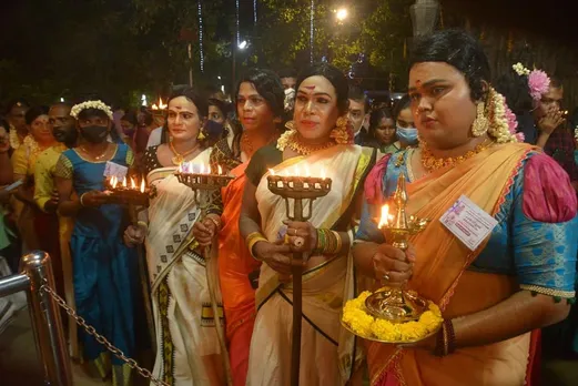 Why Kerala Men Dress Up As Women During Chamayavilakku Festival?