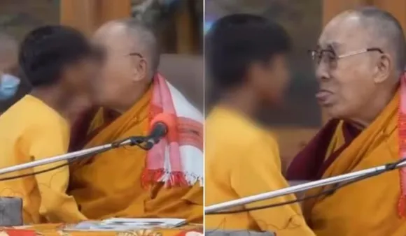 Viral Video Of Dalai Lama Kissing Minor Boy On Lips Sparks Outrage: Clear Lack Of Boundaries!