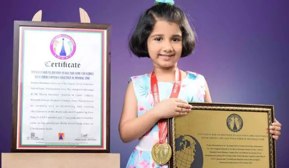 Meet Presha Khemani: 5-Year-Old Who Set World Record In Naming Countries, Flags & Capitals