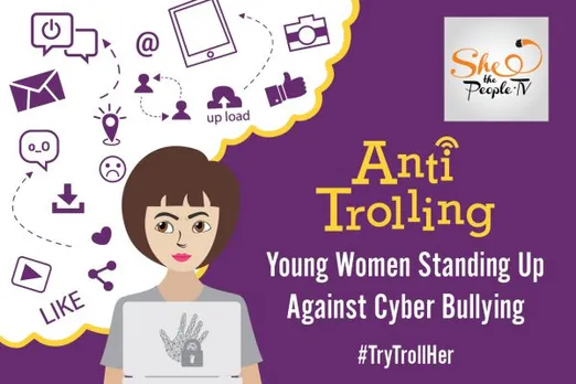 Young Women Standing Up Against Cyber Bullying