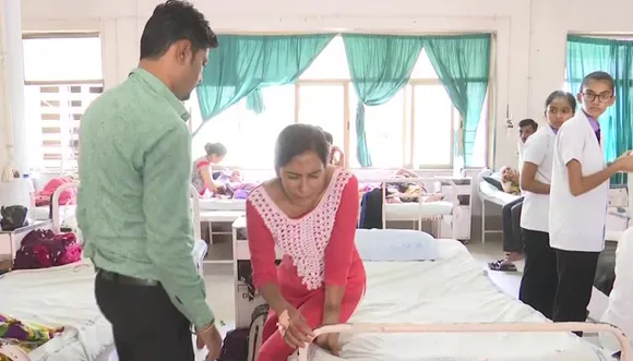 BJP MLA Kicks Woman