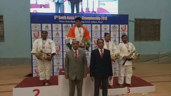 India's Women Judokas Sweep Four Golds At South Asian Championship