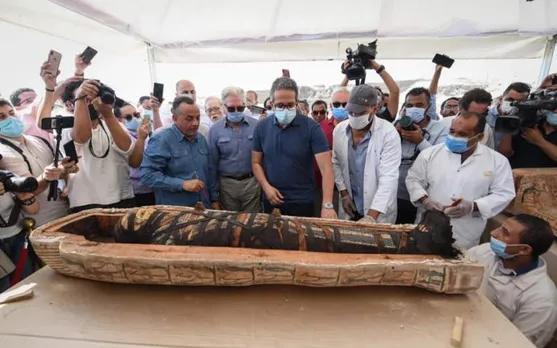 Viral Video: Mummy Coffin Opened After 2500 Years In Egypt, Internet Freaks Out