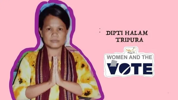 Tripura’s lone female Christian candidate in the fray: Dipti Halam