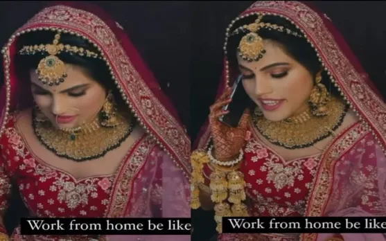 Viral Video: Bride Attends Work Call While Getting Ready For Her Wedding