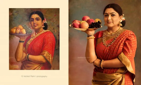 Stars Recreate Iconic Raja Ravi Varma Paintings For Charity