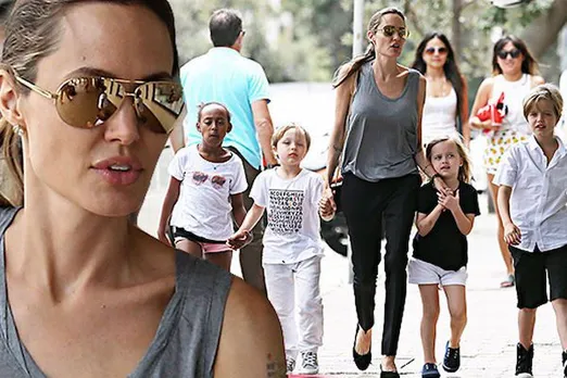 Cause a Little Trouble and Be Different Says Angelina Jolie to her Little Fans