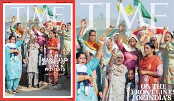 Women Farmers On TIME Cover Tells The Story Of India's Female Resistance