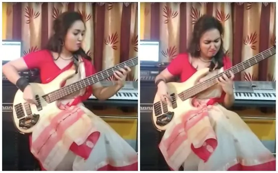 Saree Swag: Watch Bass Guitarist Nilanjana Ghosh Dastidar Jamming To Metal Music