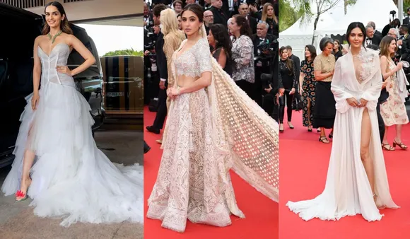 Sara Ali Khan To Manushi Chillar: Indian Celebs Rock Cannes Red Carpet With Desi Attires
