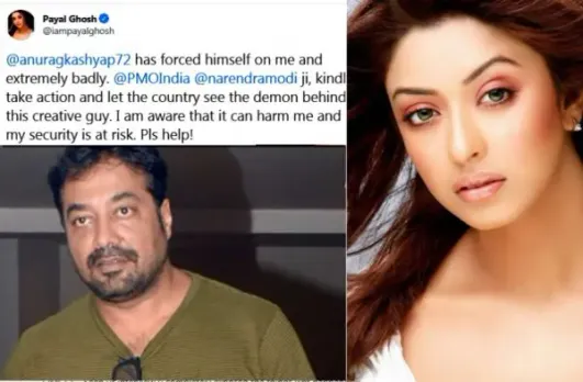 FIR filed against Anurag Kashyap on sexual misconduct on allegations of Payal Ghosh