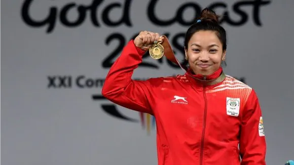 Weightlifter Mirabai Chanu Wins India's First Gold At CWG 2018