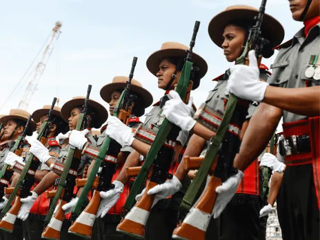 Assam Rifles Women Soldiers Deployed In Kashmir