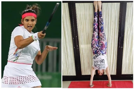 Sania Mirza Pulls Off A Perfect Handstand In Second Attempt