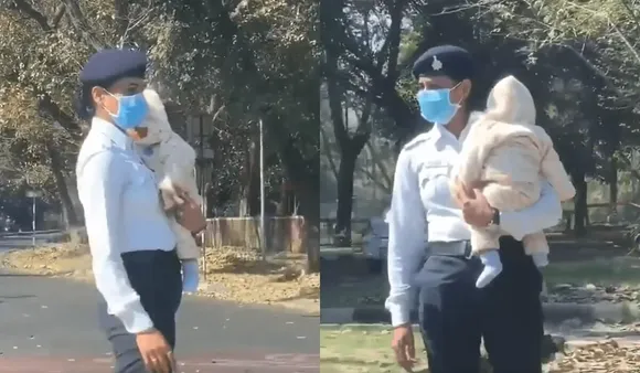 Chandigarh Traffic Cop Cradles Baby On Duty: She Shouldn't Have To, But She Can