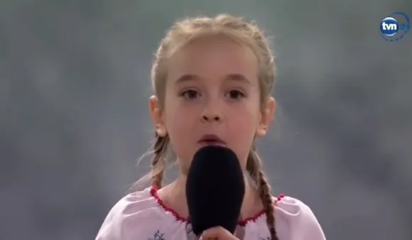 Amelia Anisovych Who Went Viral For Singing From Kyiv Bomb Shelter, Performed In Poland